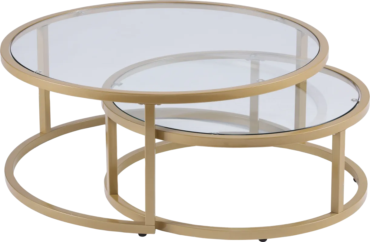 Edlie Gold Cocktail Table