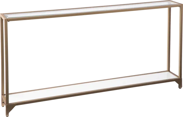 Belleterre Gold Console Table