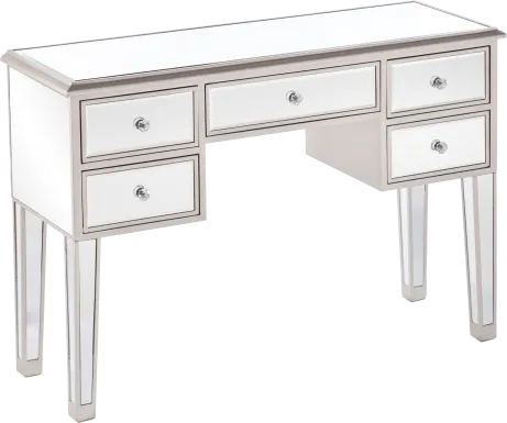 Mansur Silver Console Table