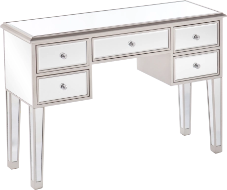 Mansur Silver Console Table