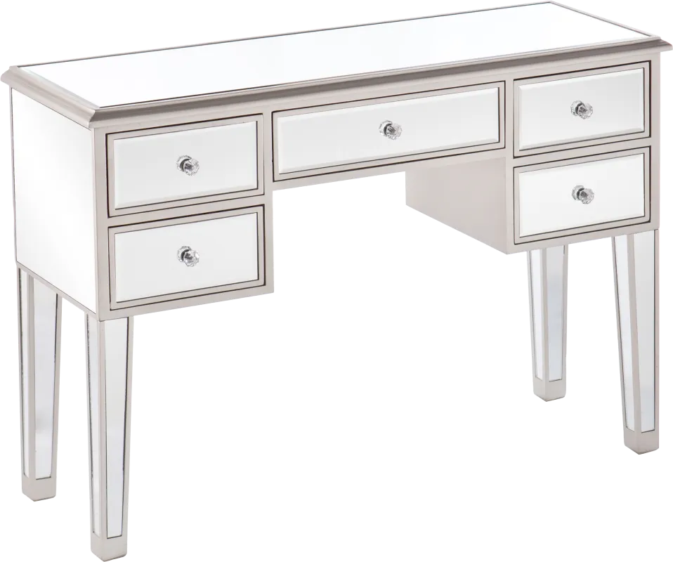 Mansur Silver Console Table