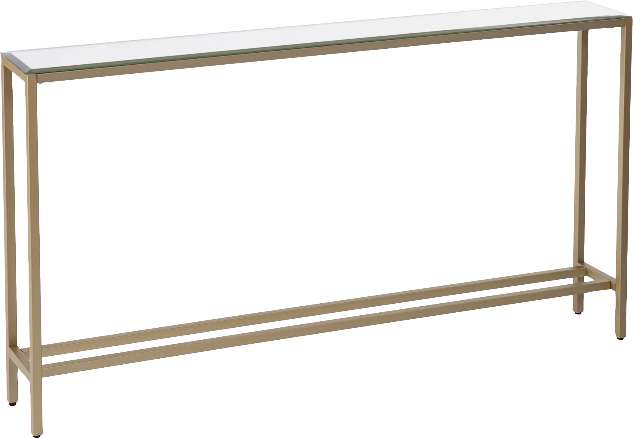 Desner Gold Large Console Table - Thumbnail - Image 1