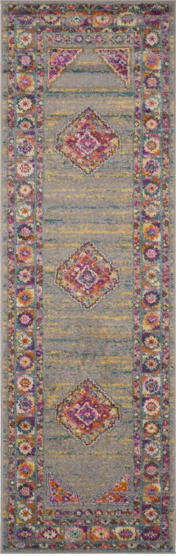 Lowell Point Gray 2'3 x 6' Rug