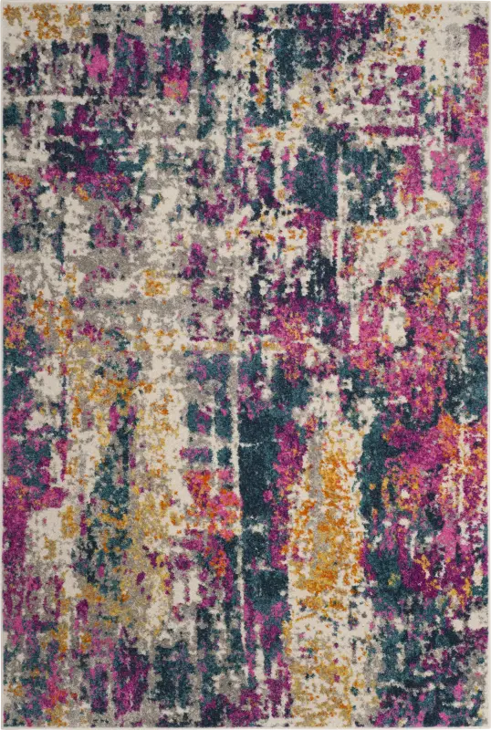 Blanton Rowe Blue 4' x 6' Rug