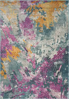 Myers Landing Blue 4' x 6' Rug