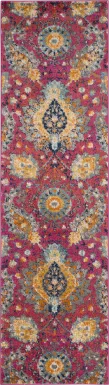 Chancey Park Fuchsia 2'3 x 8' Runner Rug