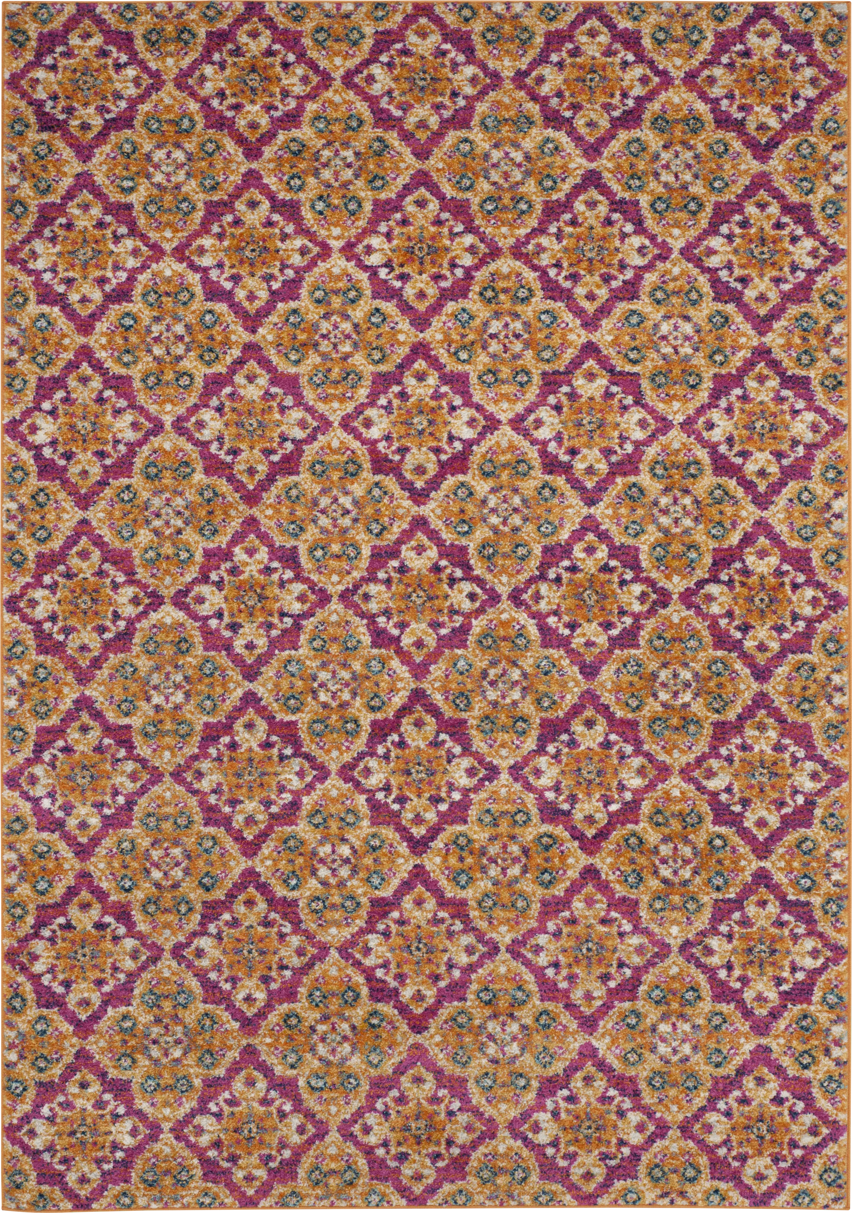 Harbor Terrace Fuchsia 5'1 x 7'6 Rug - Thumbnail - Image 1