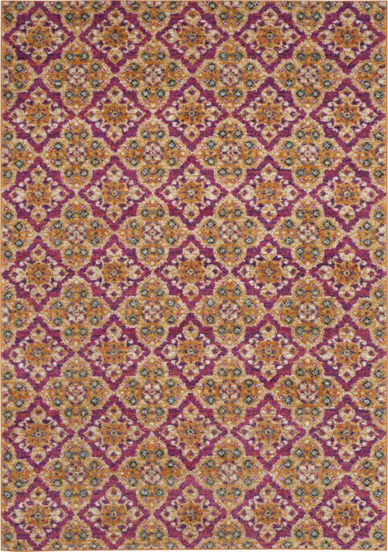 Harbor Terrace Fuchsia 3' x 5' Rug