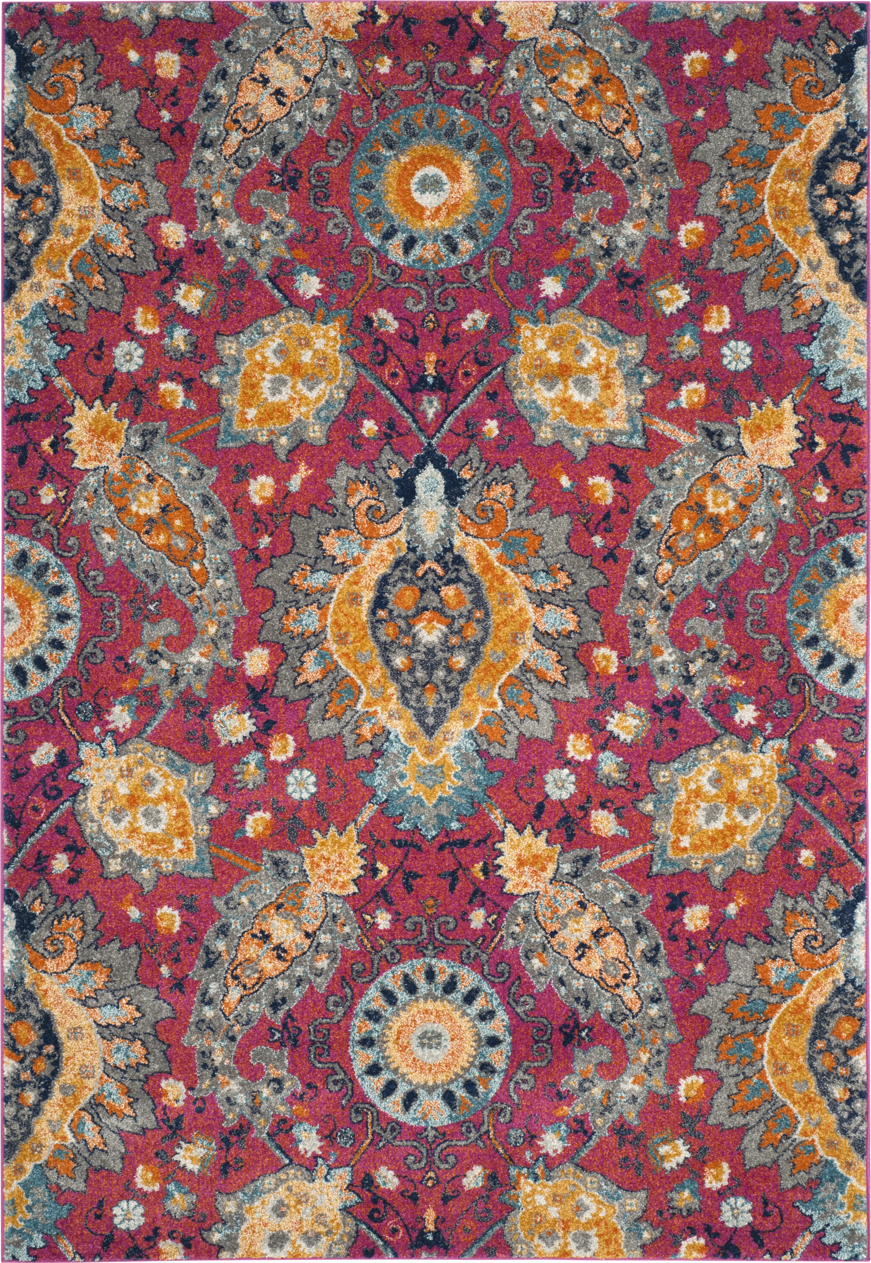 Chancey Park Fuchsia 5'1 x 7'6 Rug - Thumbnail - Image 1