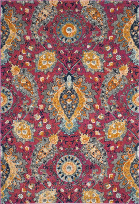 Chancey Park Fuchsia 4' x 6' Rug