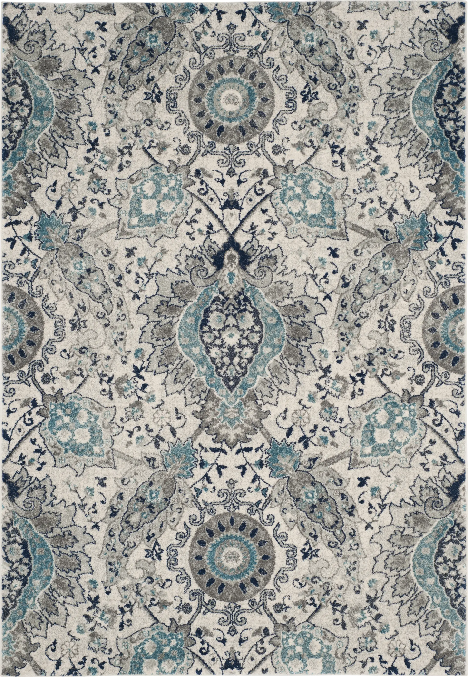 Mentmore Trace Light Gray 4' x 6' Rug