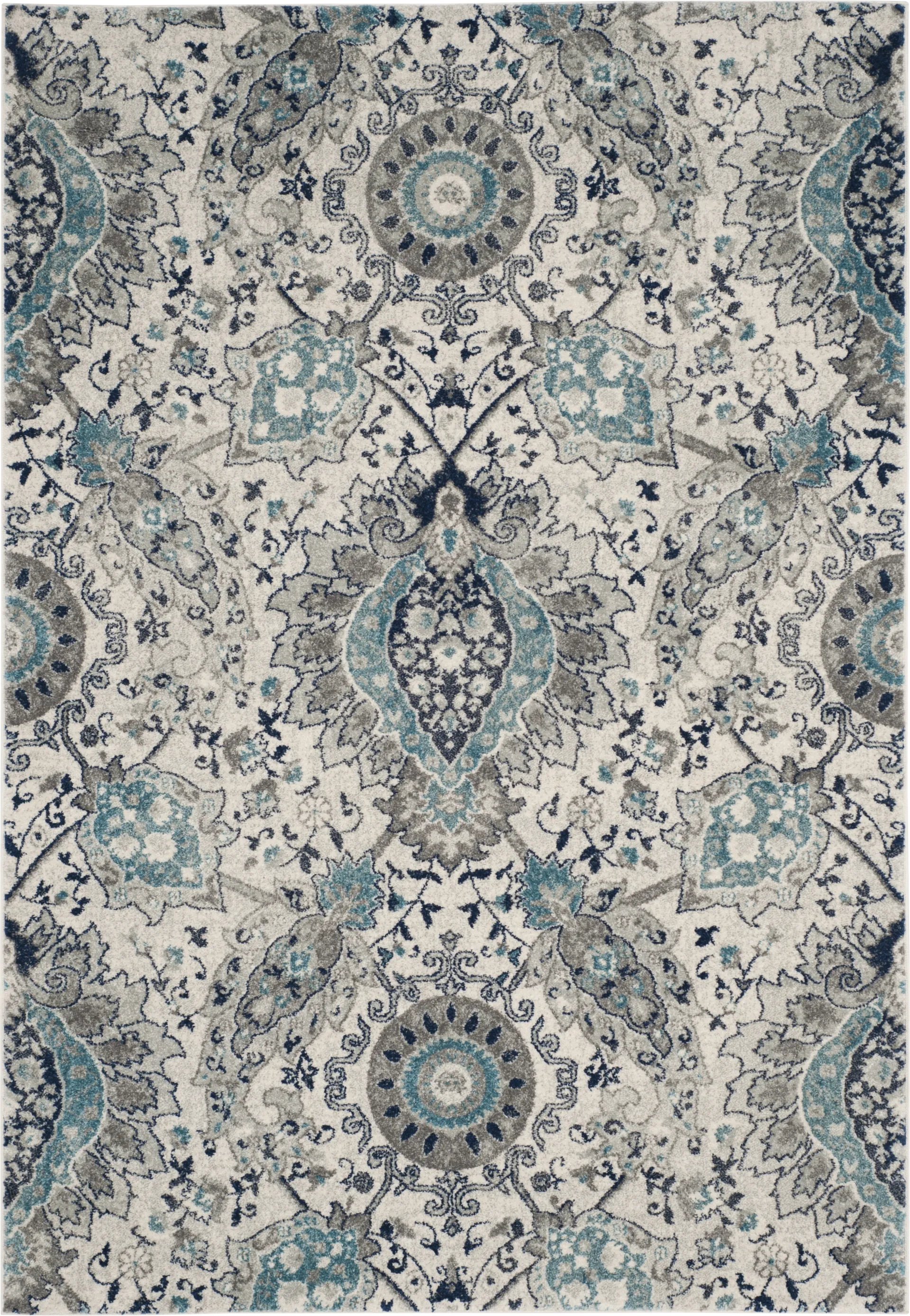 Mentmore Trace Light Gray 8' x 10' Rug - Image 1