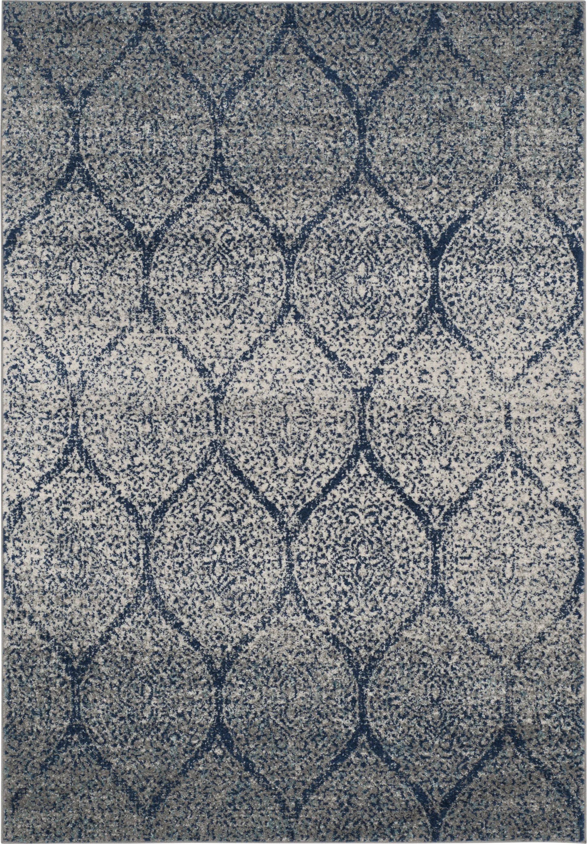 Hanley Court Navy 4' x 6' Rug - Image 1