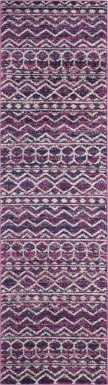 Mindon Town Fuchsia 2'3 x 8' Runner Rug