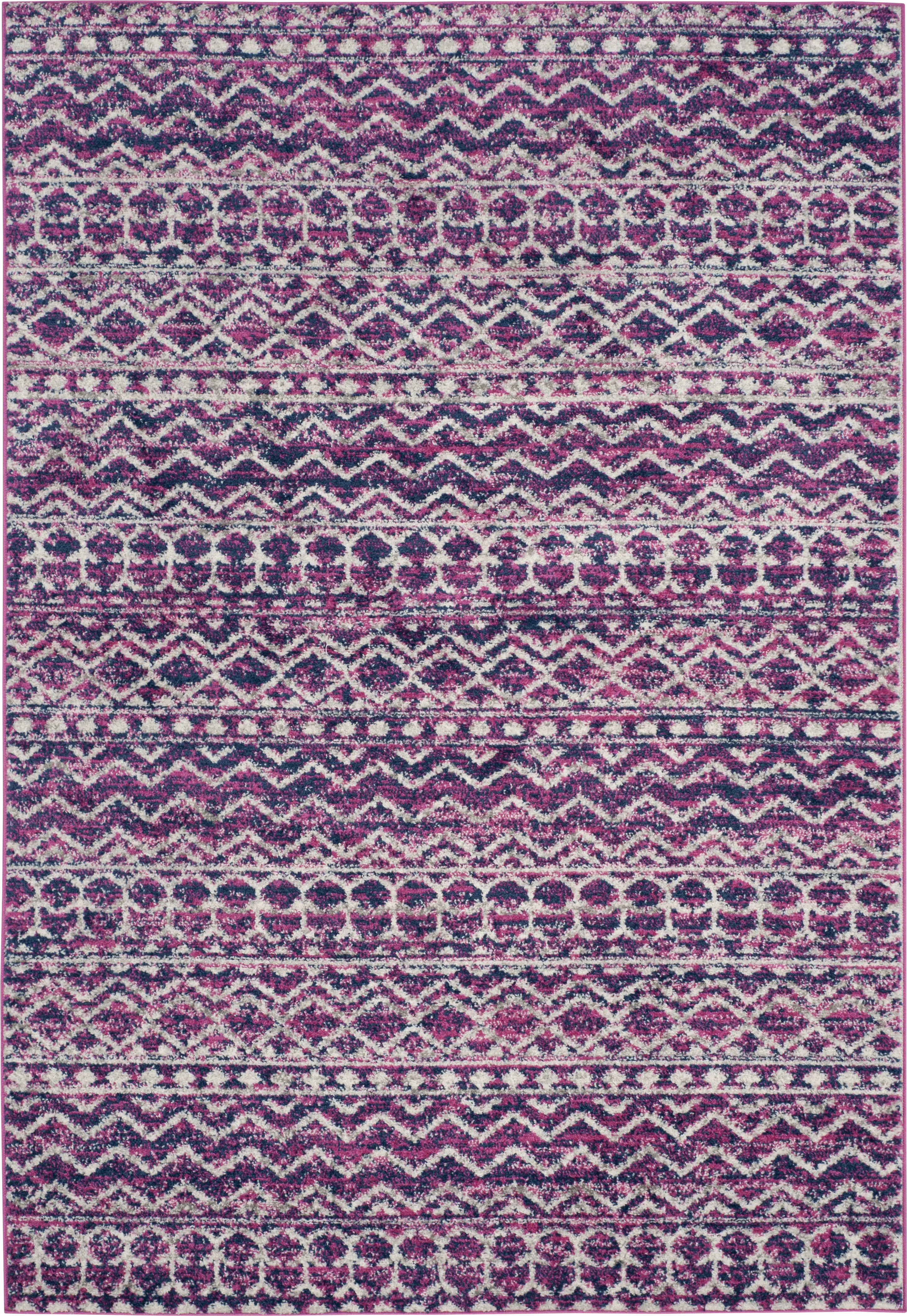 Mindon Town Fuchsia 3' x 5' Rug - Thumbnail - Image 1