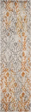 Emathla Grove Orange 2'3 x 8' Runner Rug