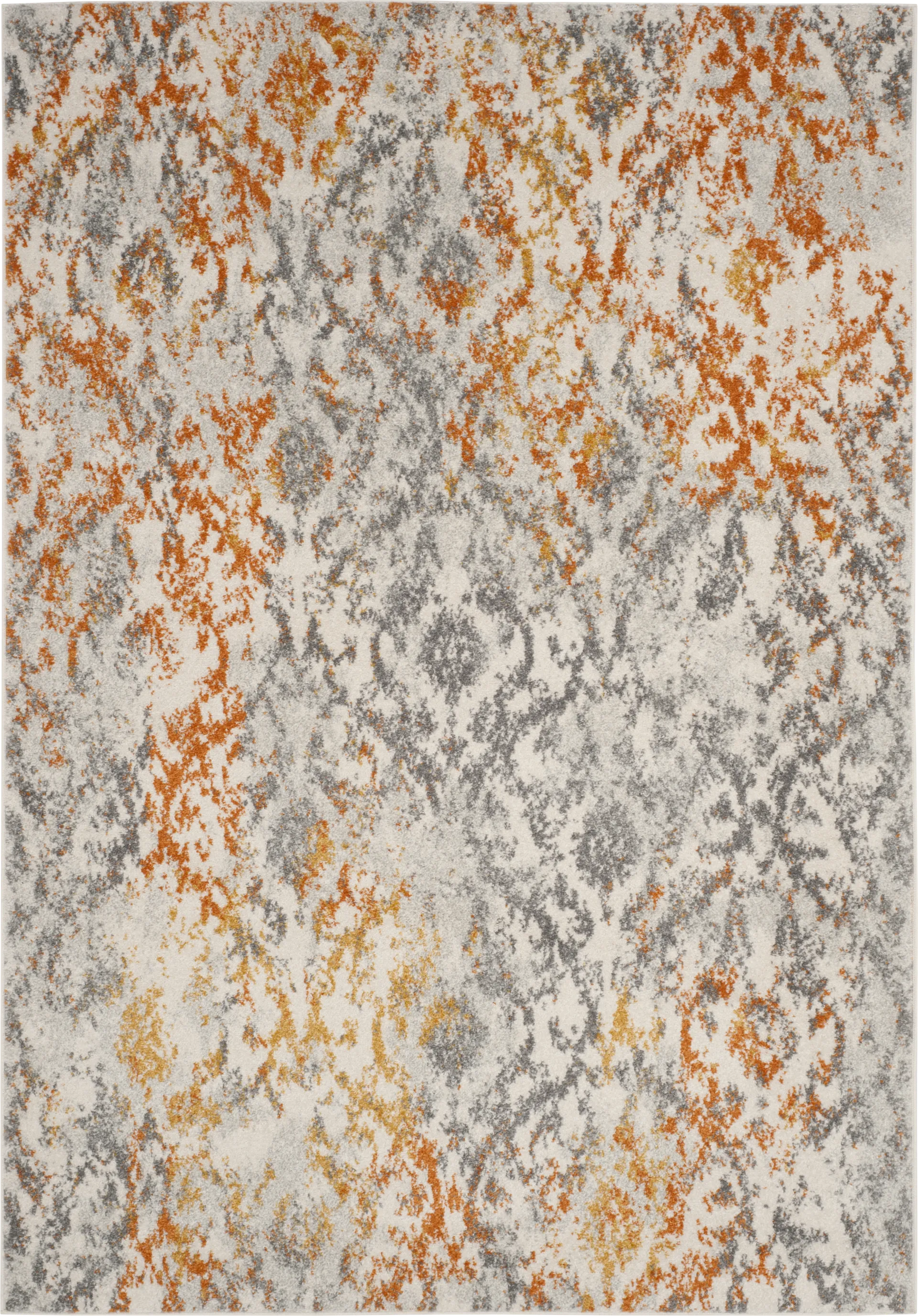 Emathla Grove Orange 4' x 6' Rug - Image 1