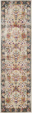 Irvine Bay Cream 2'3 x 8' Runner Rug