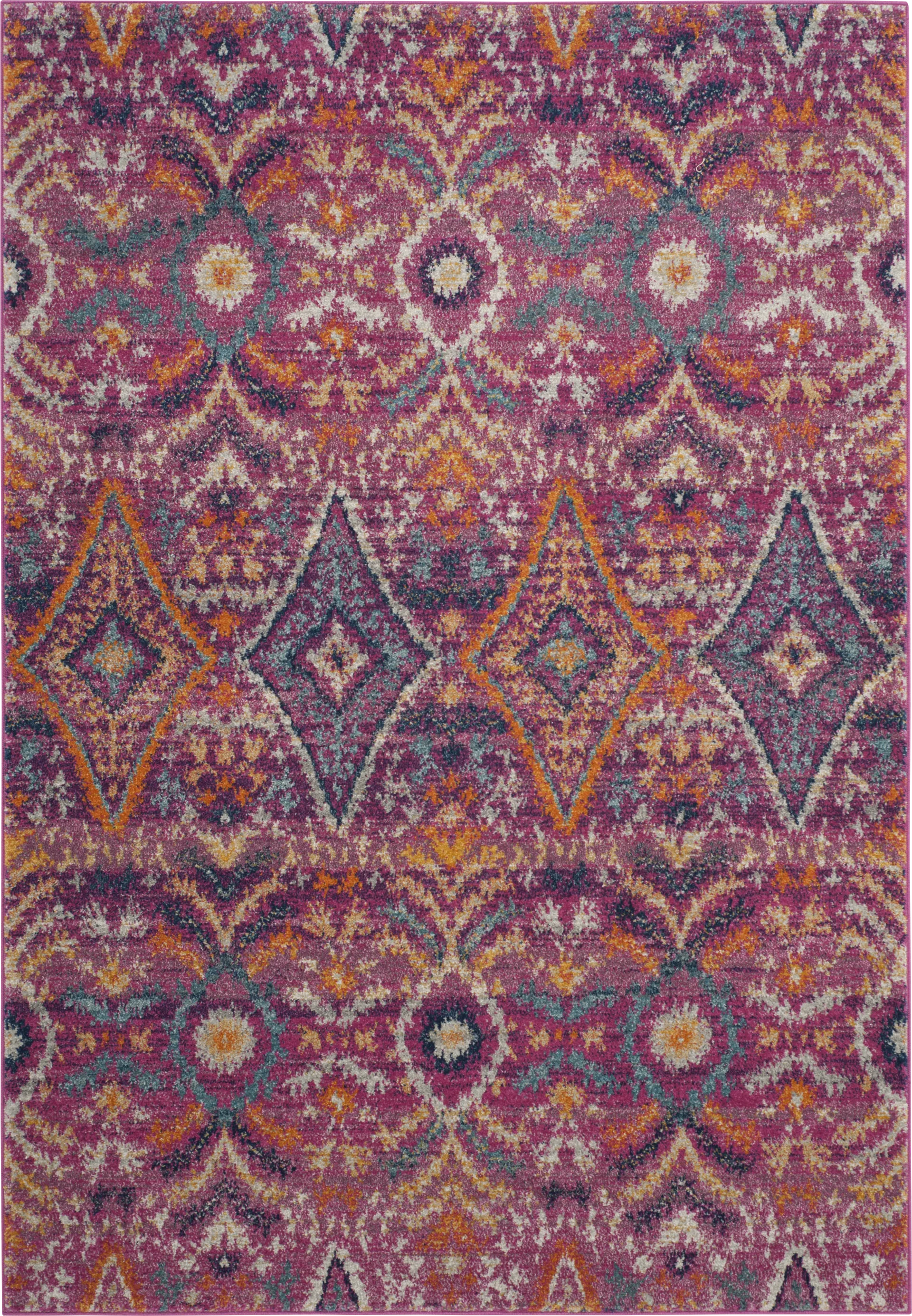 Bronson Trace Fuchsia 8' x 10' Rug - Image 1