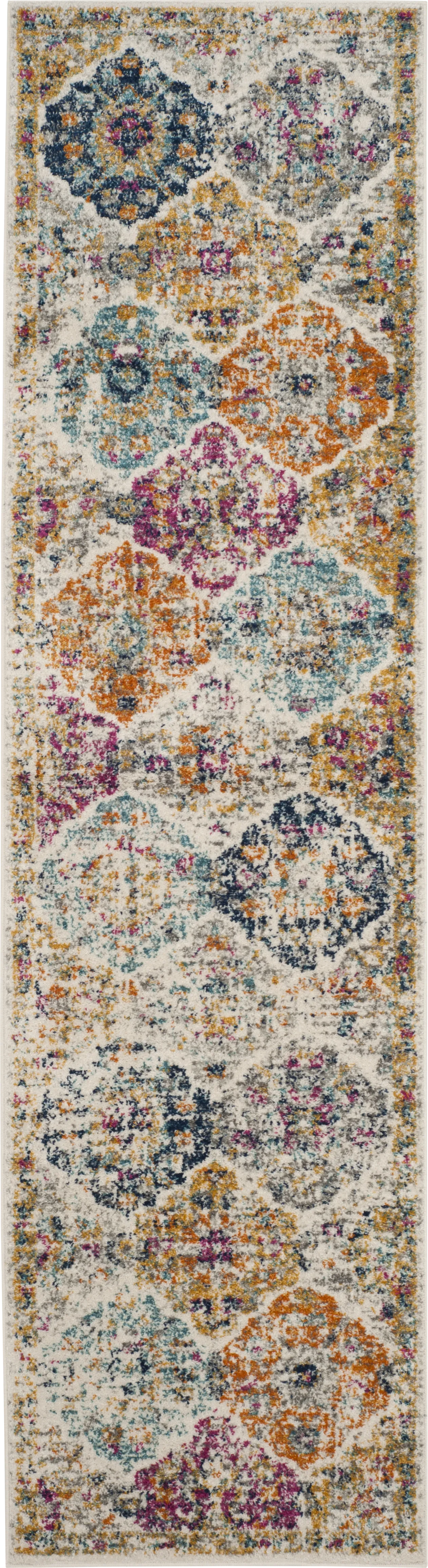 Branford View Cream 2'3 x 8' Runner Rug - Image 1