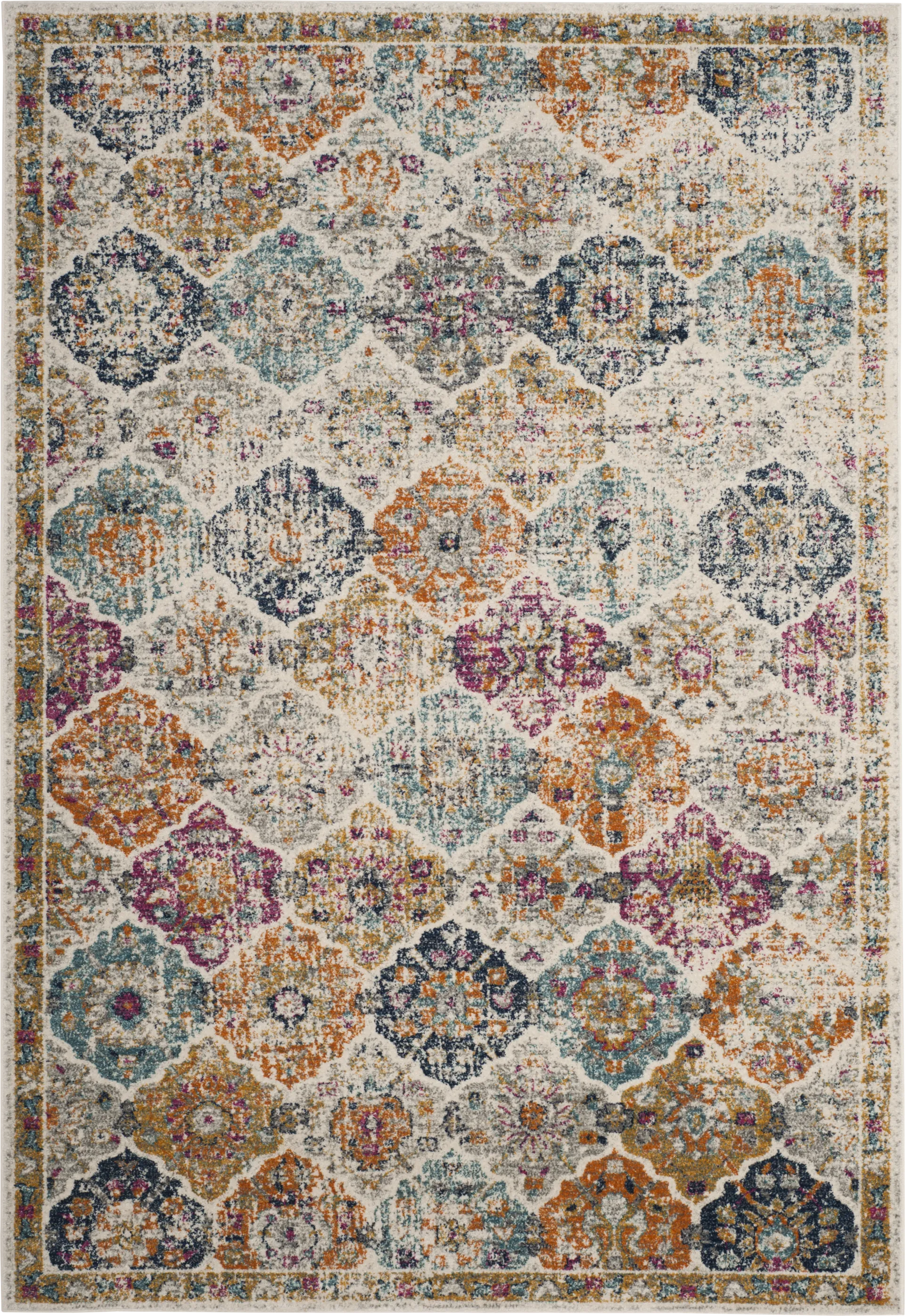 Branford View Cream 6'7 x 9'2 Rug - Image 1
