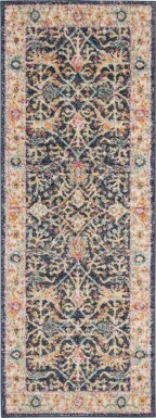 Dasher Lane Navy 2'3 x 8' Runner Rug