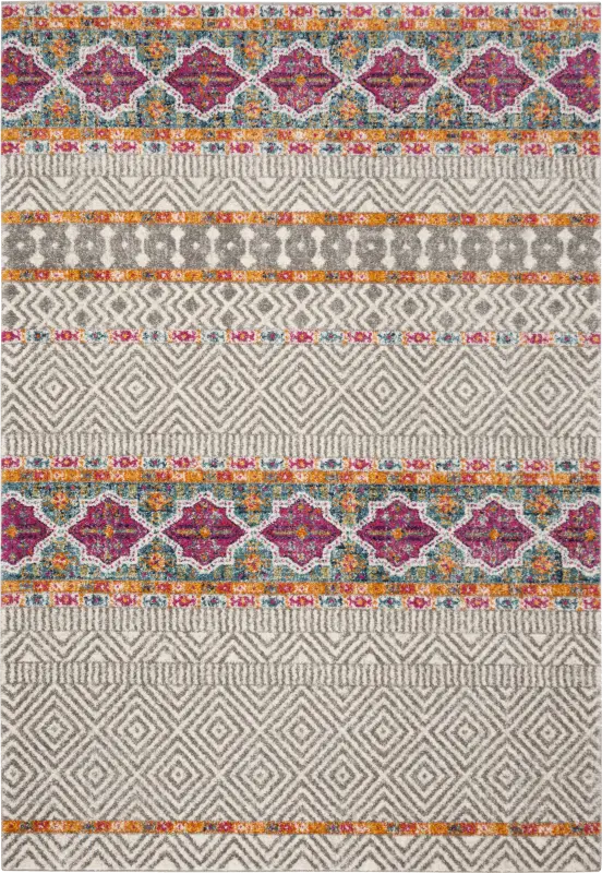 Sunray Place Gray 8' x 10' Rug