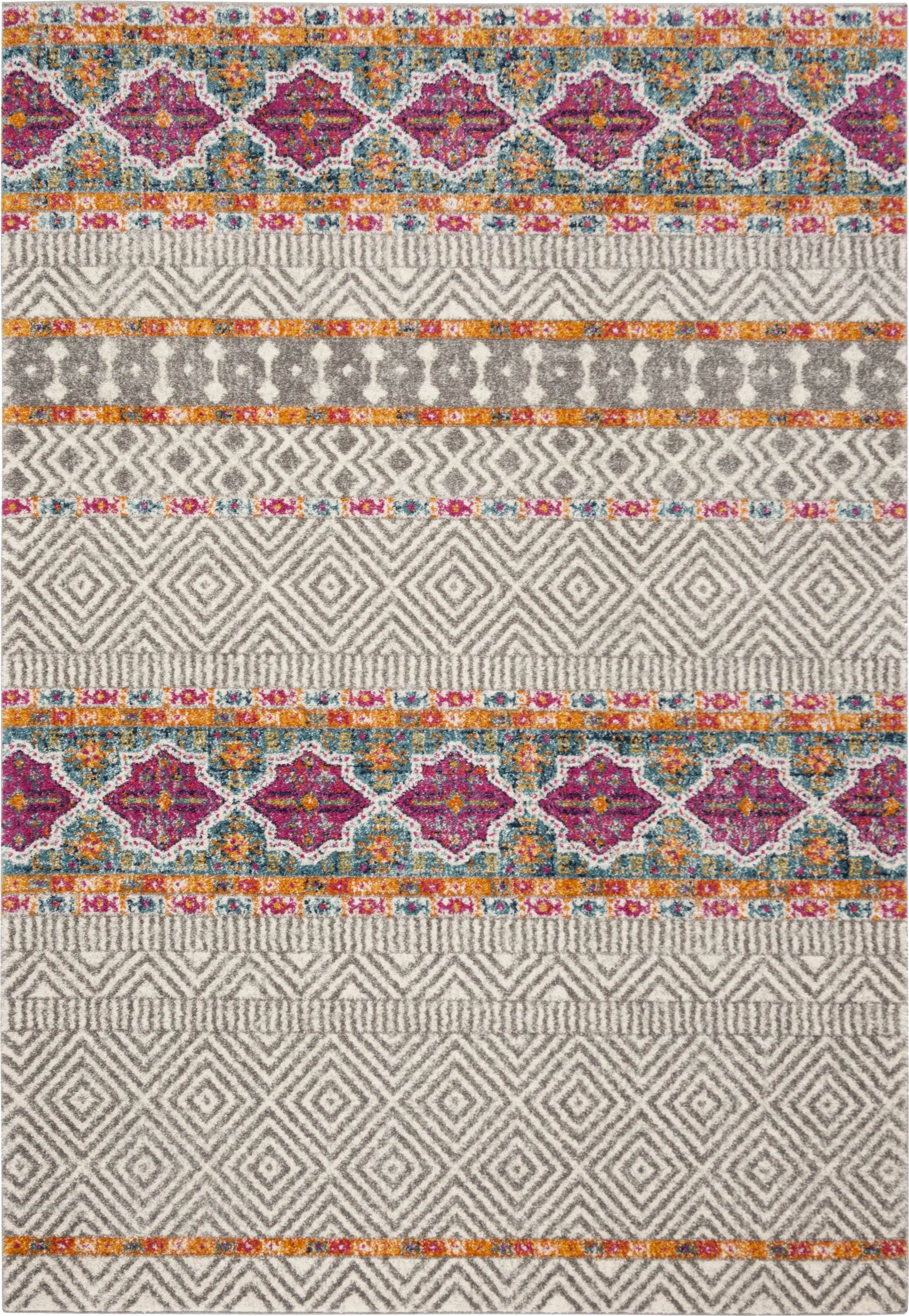 Sunray Place Gray 3' x 5' Rug