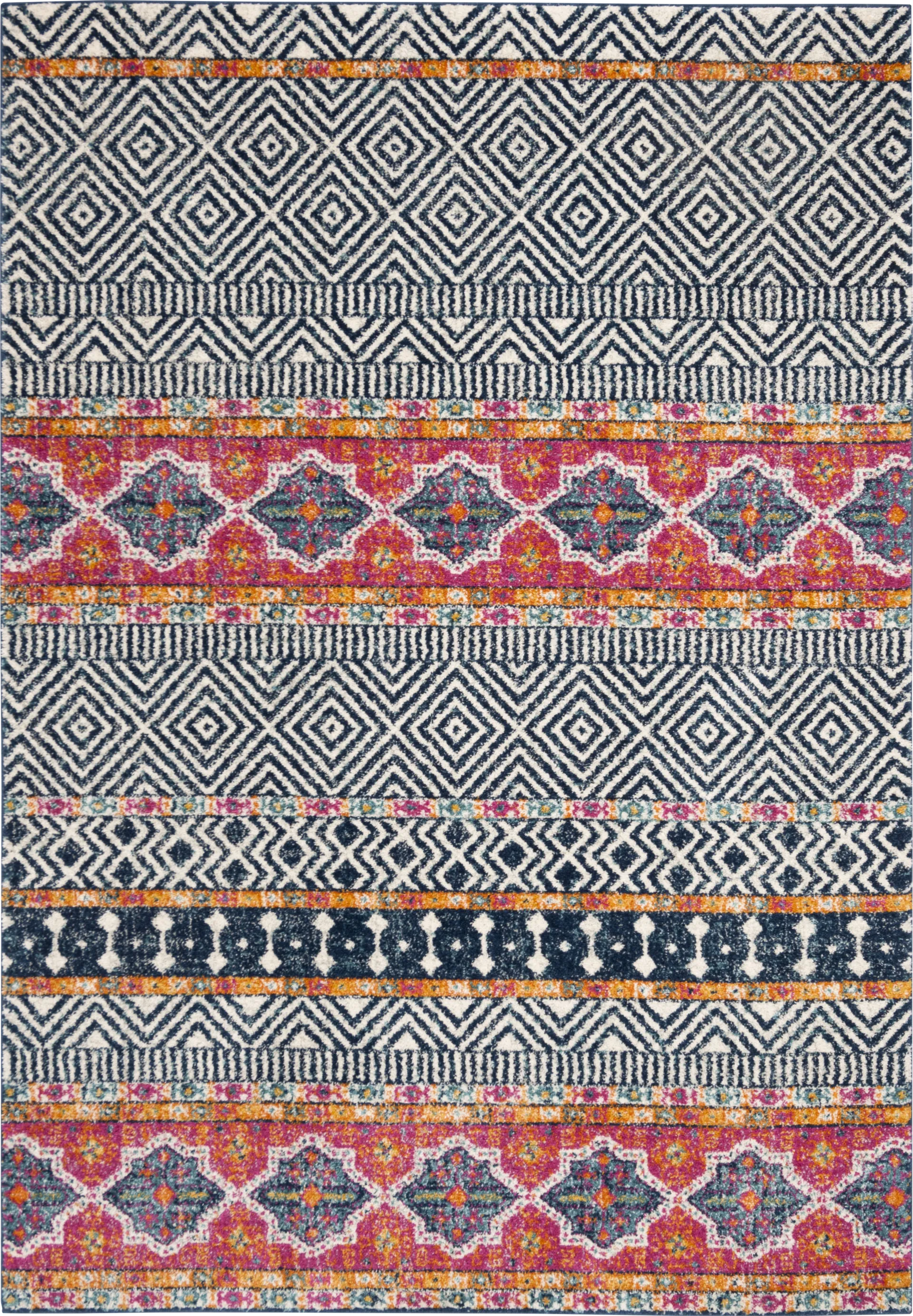 Sunray Place Navy 8' x 10' Rug - Image 1
