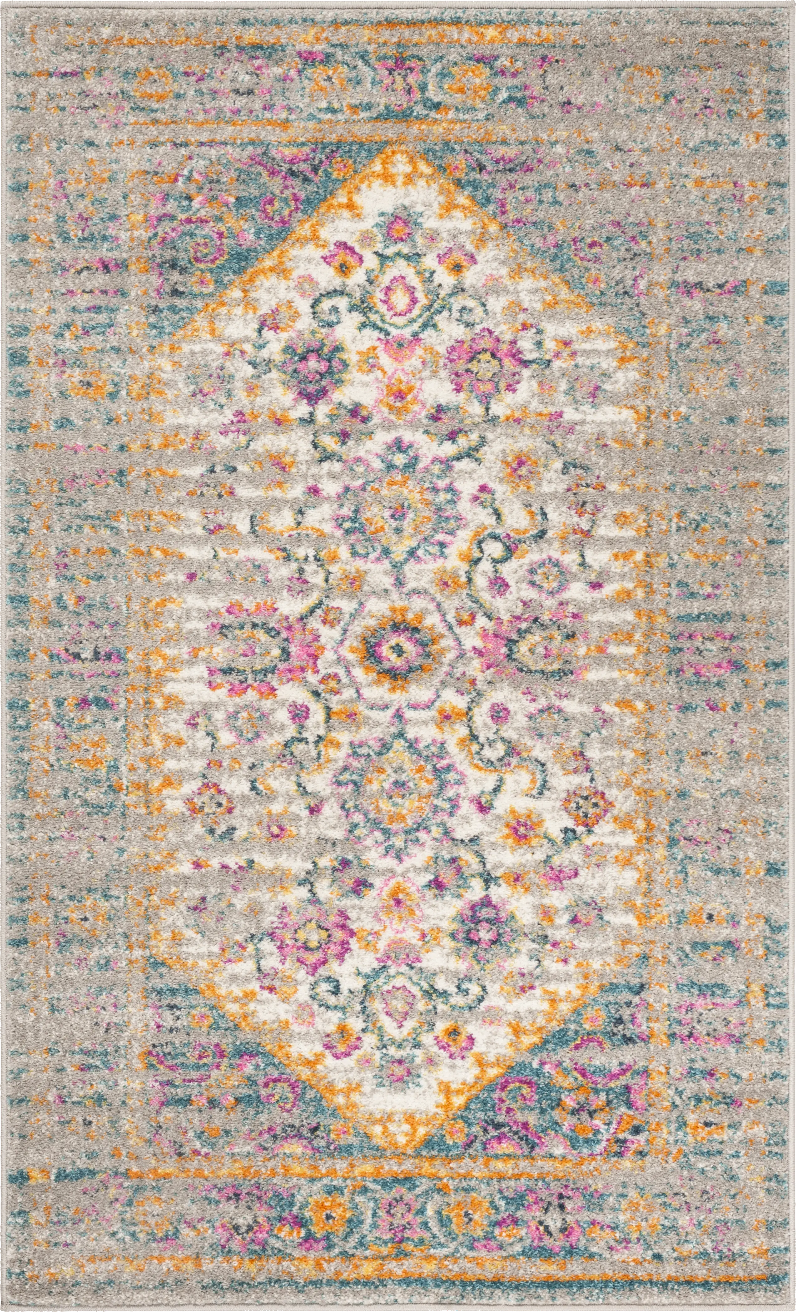 Jasper Heights Blue 3' x 5' Rug - Thumbnail - Image 1