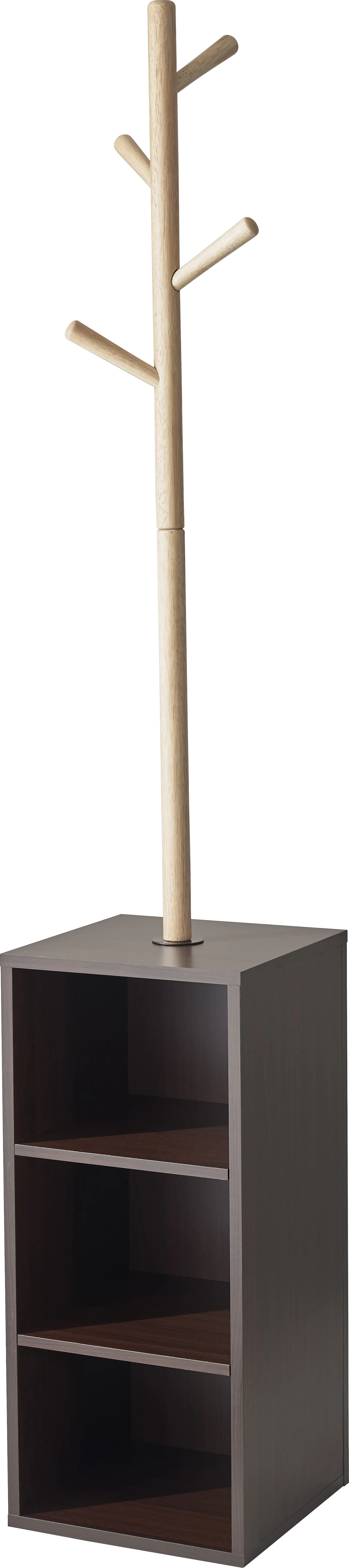 Hathon Walnut Coat Rack - Thumbnail - Image 1