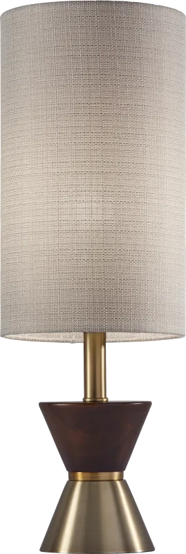 Dalworth Walnut Table Lamp