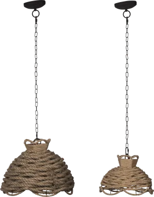 Meadowview Court Natural Chandelier