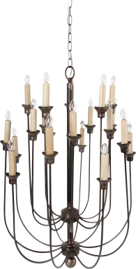 Little Lake Lane Brown Chandelier