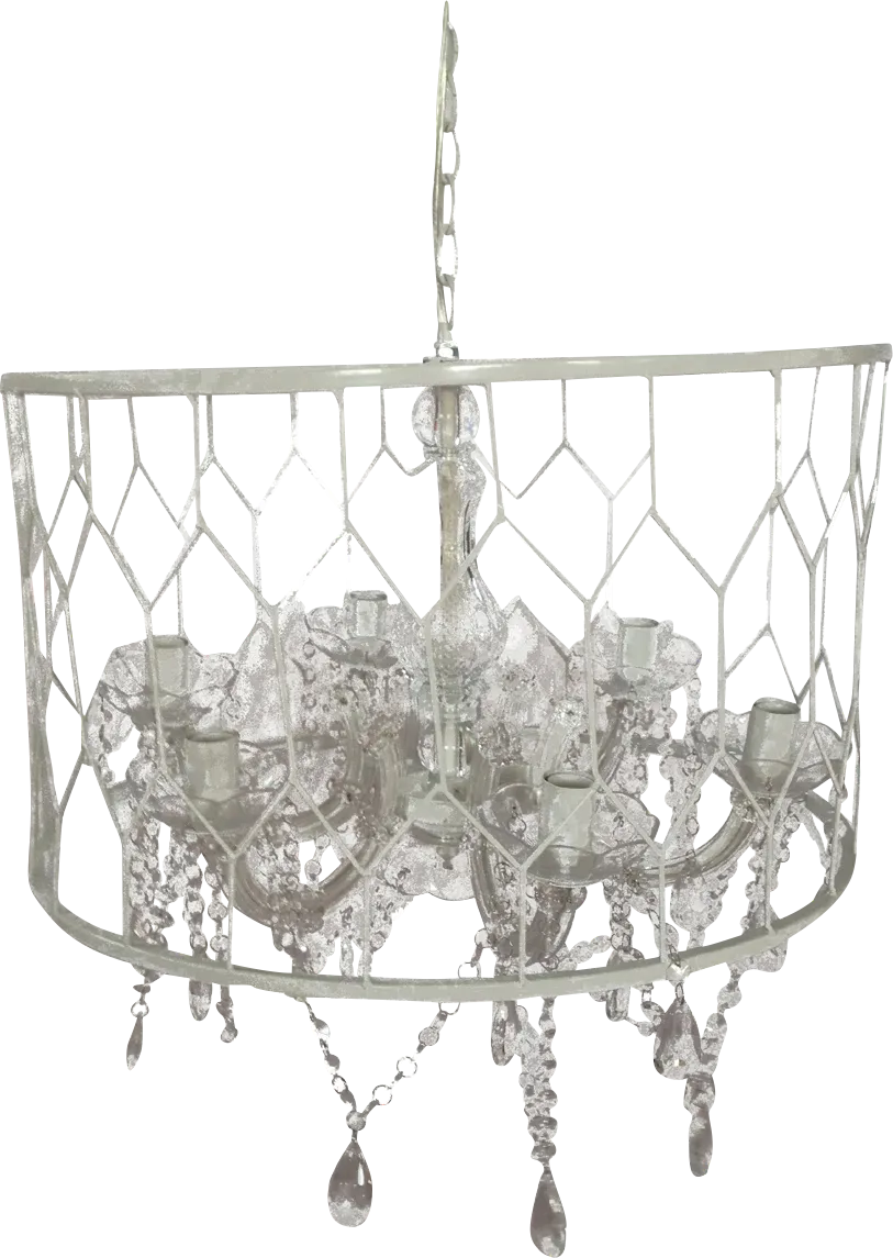 Grand Summit Way White Chandelier - Thumbnail - Image 1