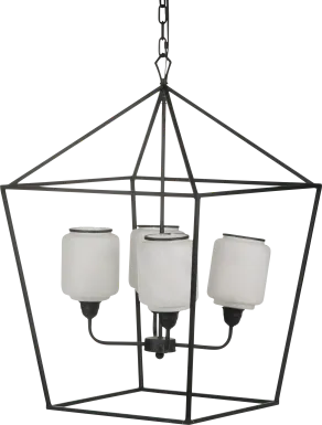 Mountain Holly Black Chandelier