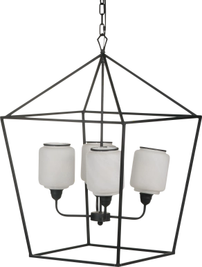 Mountain Holly Black Chandelier