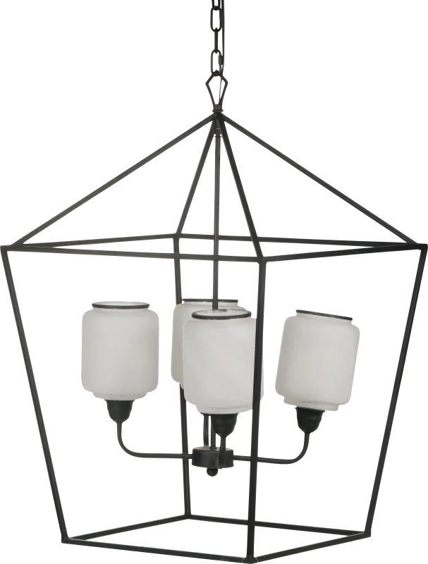 Mountain Holly Black Chandelier