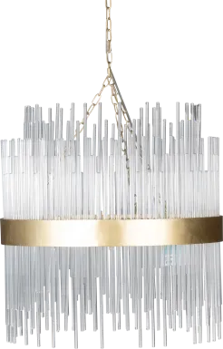 Saddleback Cove Clear Chandelier