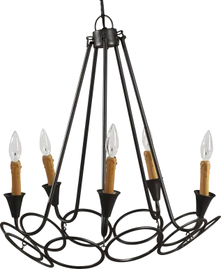 Lincoln Lane Black Chandelier