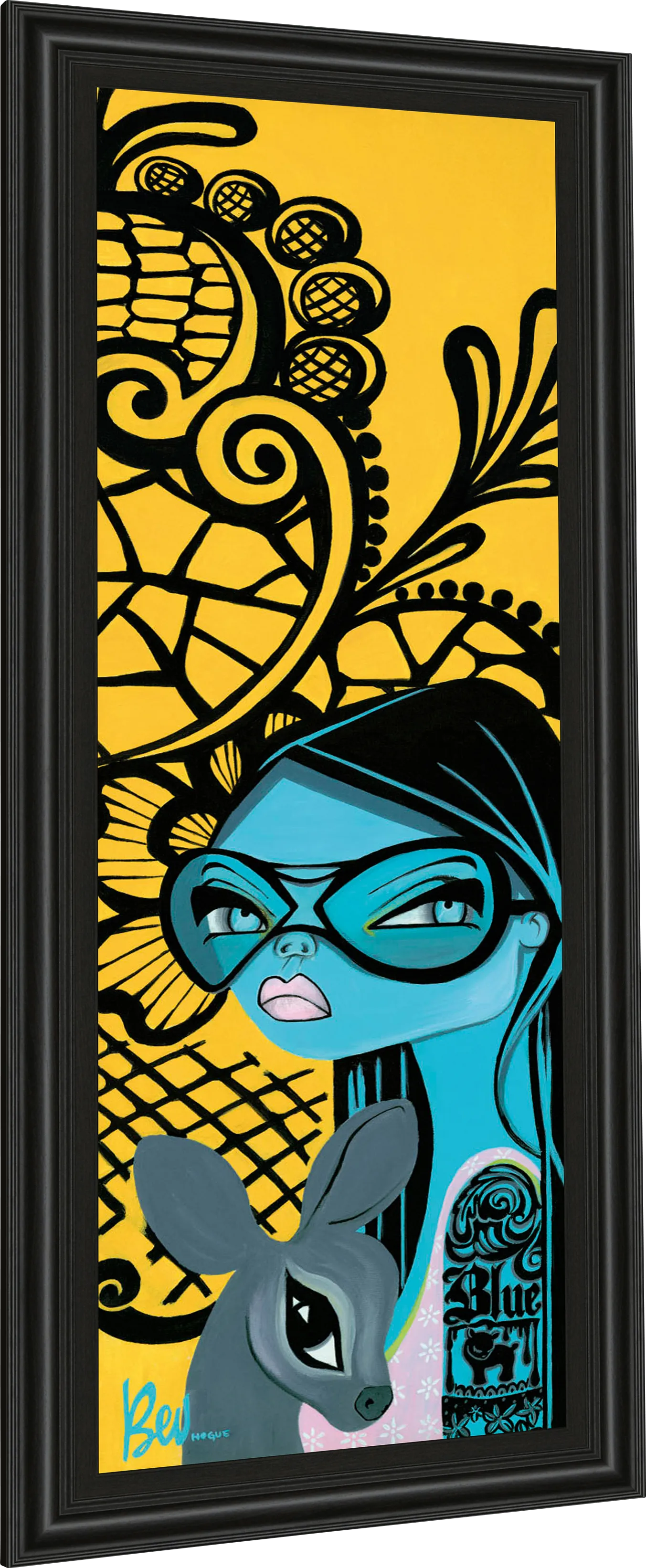Kids Cool Vibes Yellow Artwork - Image 1