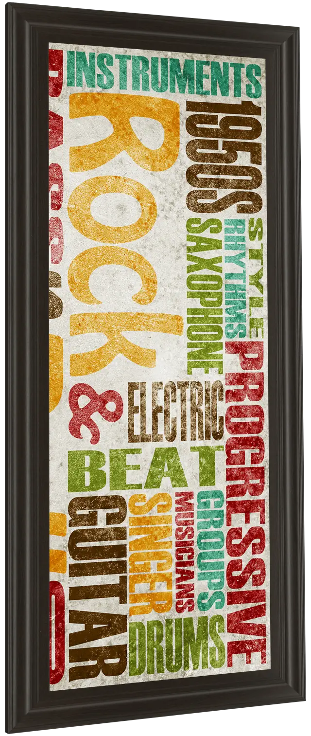 Love For Rock Yellow Artwork | Rooms to Go
