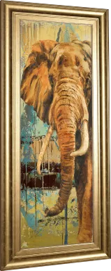 Kids Magnificent Elephant Beige Artwork