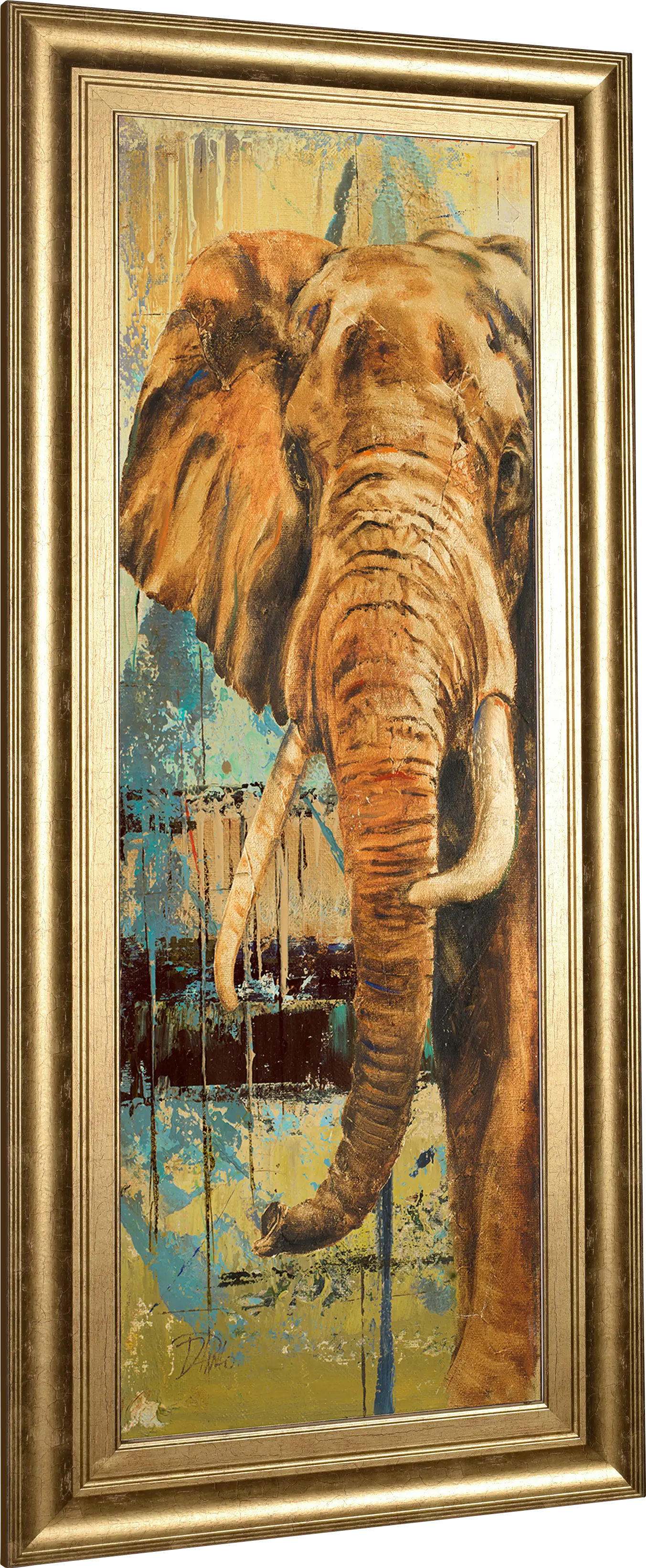 Kids Magnificent Elephant Beige Artwork