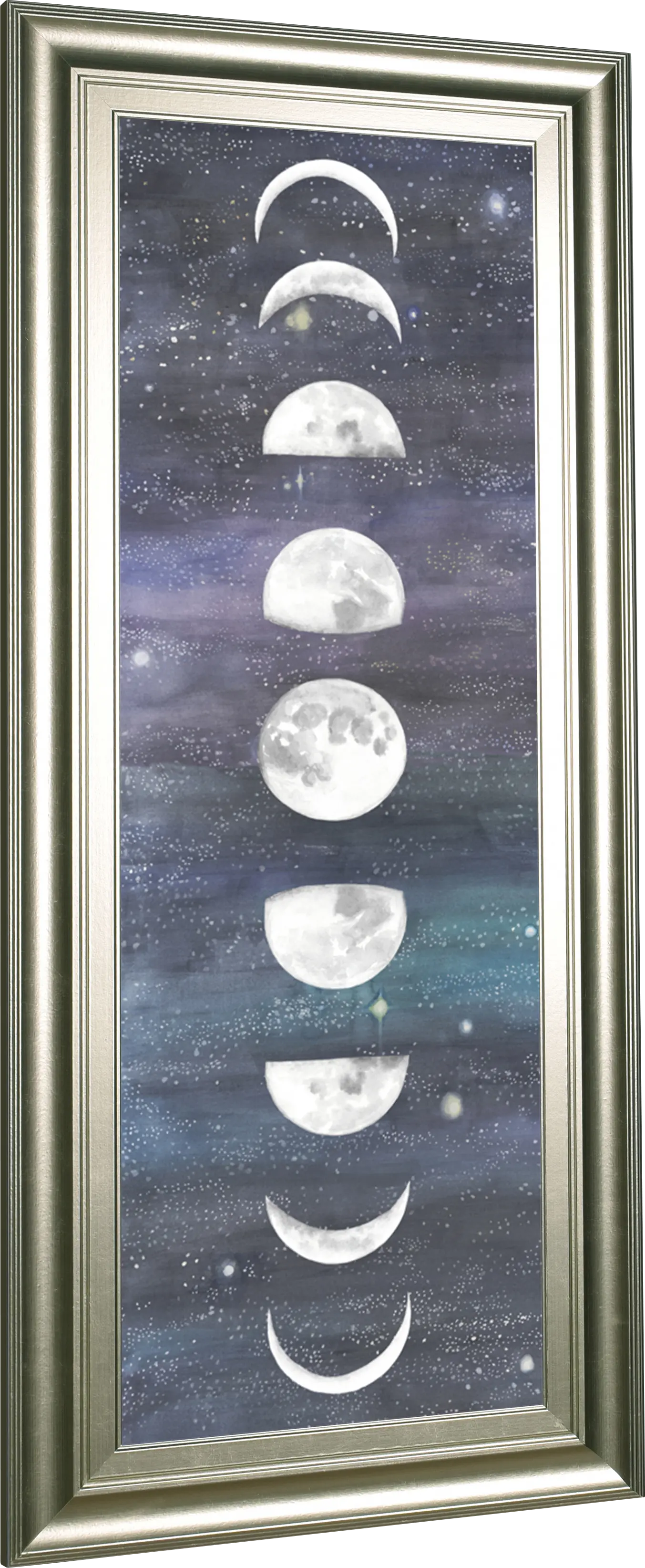 Kids Beyond The Moon Blue Artwork