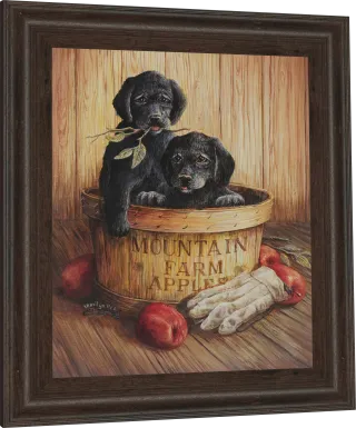 Kids Basket of Happiness Beige Artwork