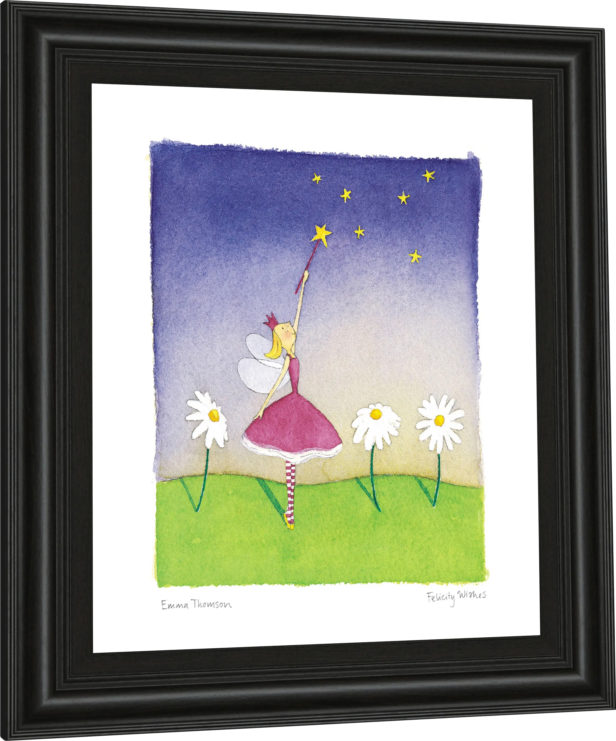 Kids Night Fairy Blue Artwork - Thumbnail - Image 1