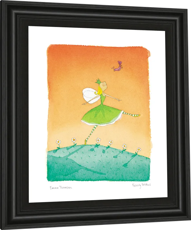 Kids Summer Fairy Orange Artwork