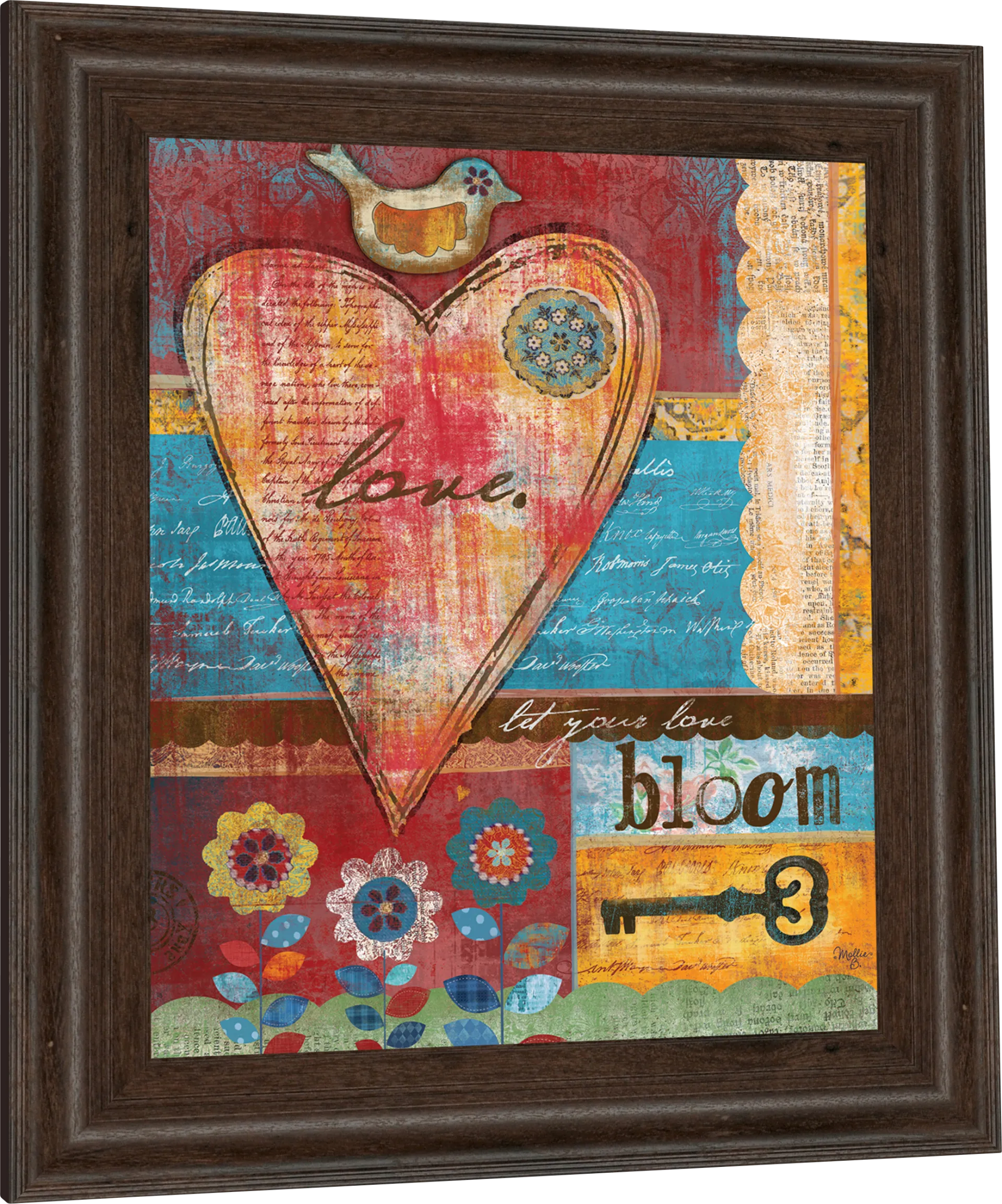 Kids Heartlock Red Artwork - Image 1