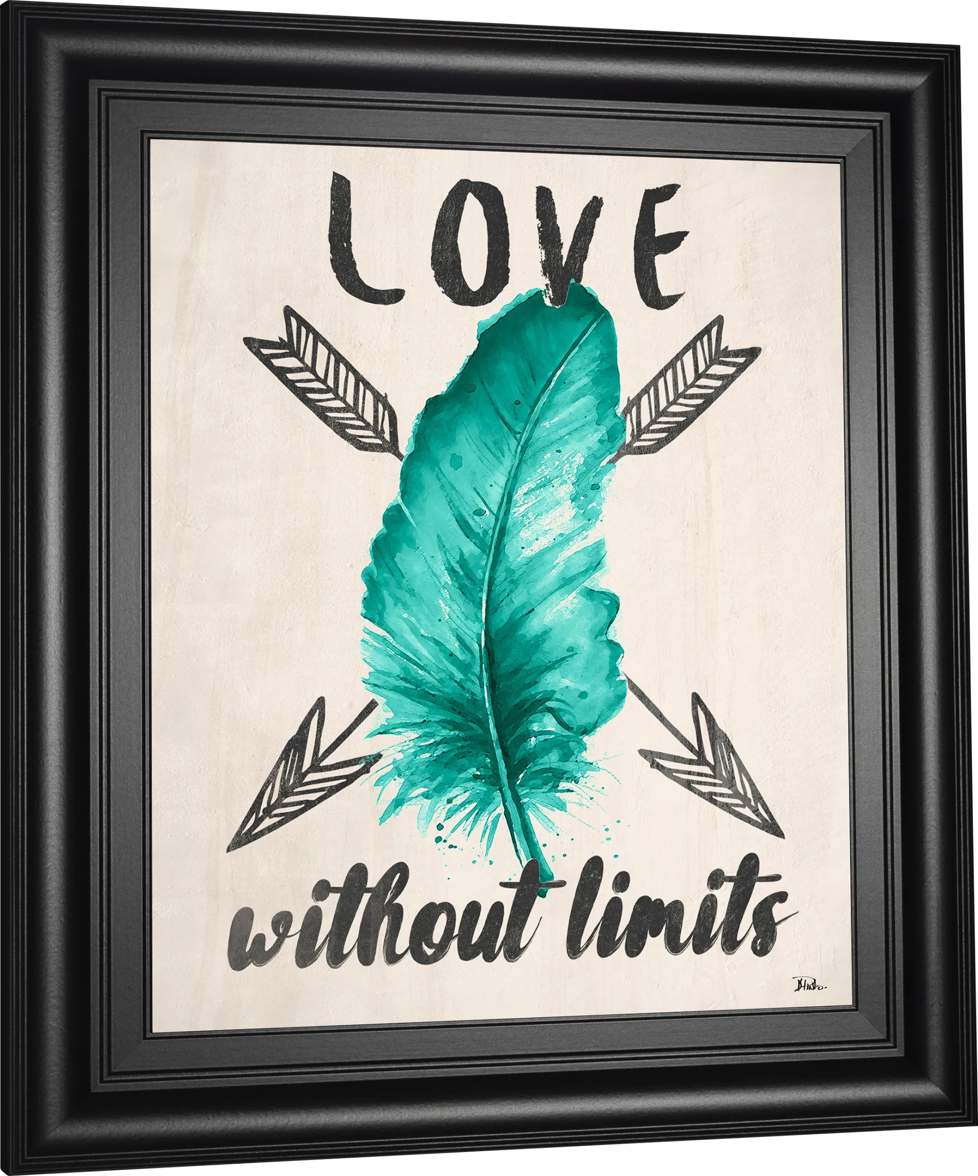 Kids Limitless Love Turquoise Artwork - Image 1